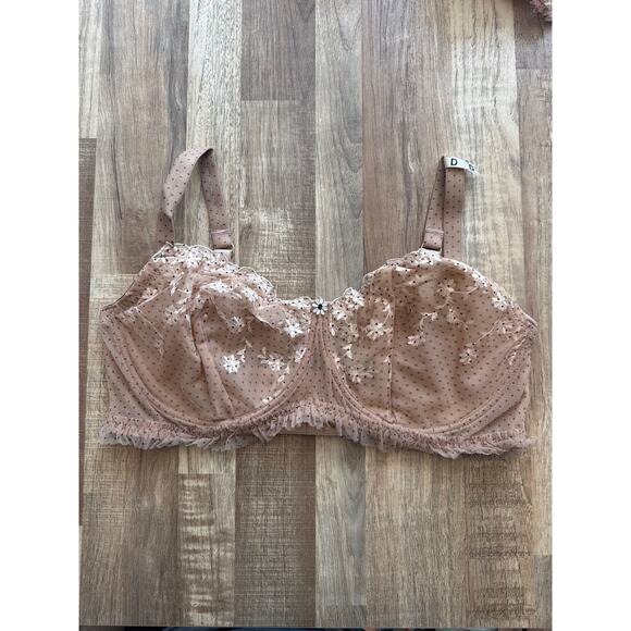 NWT Women's Intimissimi Daniela Little Pleasures Polka Dot in Beige size 38D - Picture 2 of 5